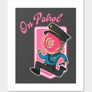 On Patrol Donut Cop Posters and Art